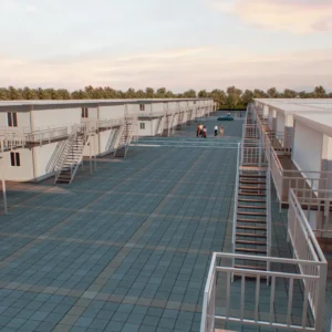 Creative modular complex.