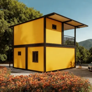 파노라마 유리 및 2층 테라스.