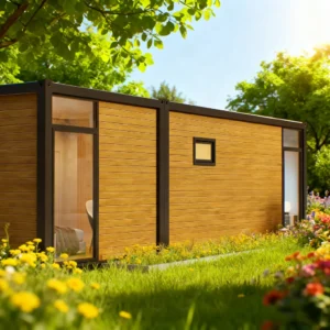 Camera mansardata e telaio acciaio.