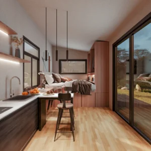 Modulardwell modular container homes with energy efficiency