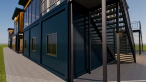 expandable modular mall building container architecture