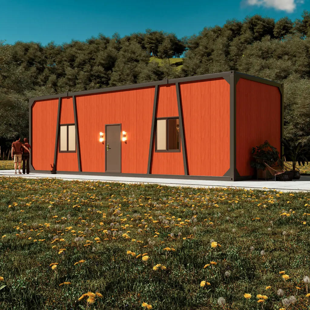 48sqm 2-bedroom prefab house.