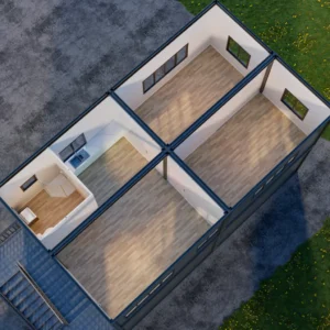 İç garaj alanı detayı.