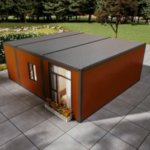 現代兩居室模組化組合屋