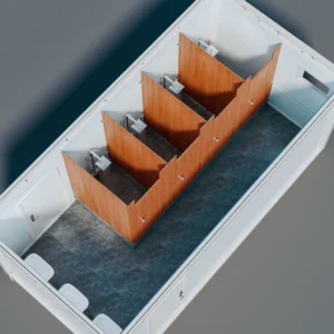 Handicapped unit and plumbing.