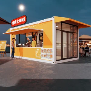 Modern container retail shop.