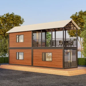 Suíte master e terraço vista.