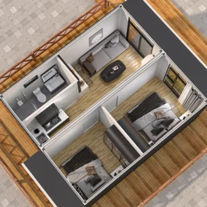 Vista interna panorâmica.