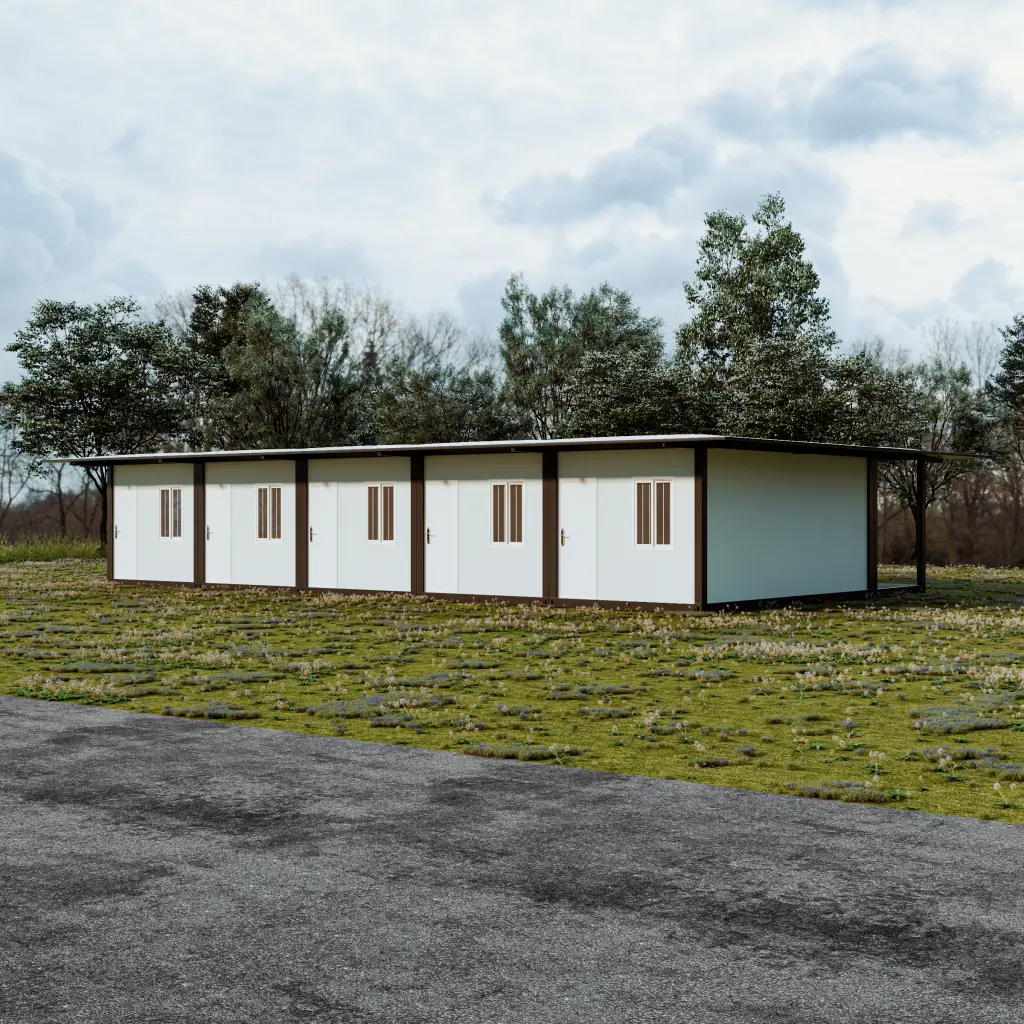 Multi-unit modular warehouse.