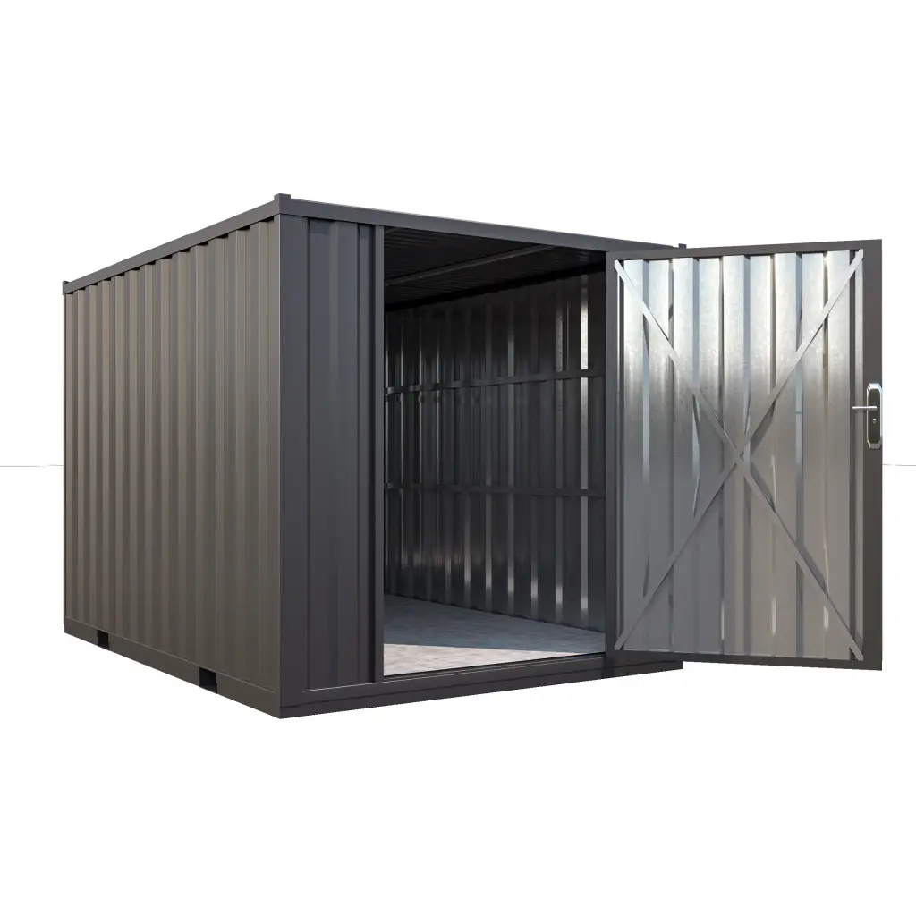 Foldable container house.