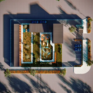 Grooming spa and HVAC system.