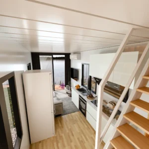 Industriell stil containervilla.