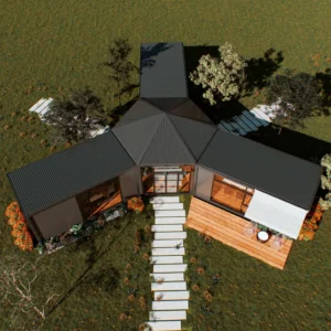 σπίτια κοντέινερ για οικιστική χρήση στη Φοσάν